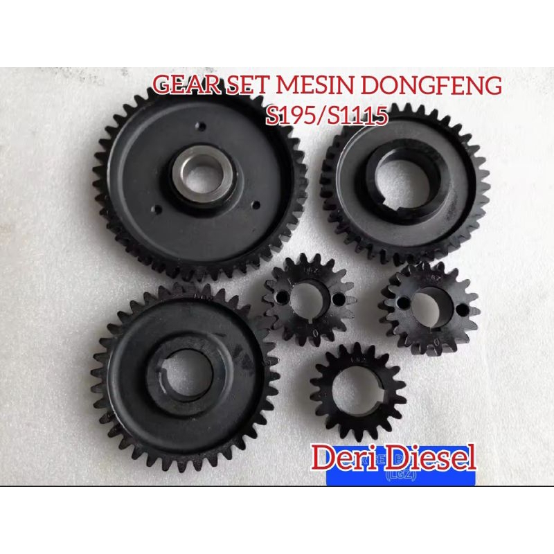 GEAR SET S195 S1115 gigi set mesin dongpeng S/ZH/ZS/CF 195/1125