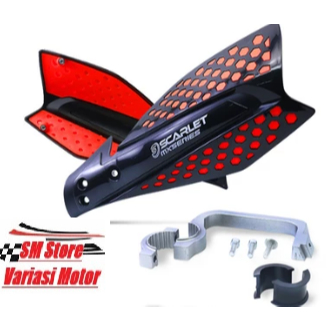 HAND GUARD PRO GUARD HANDGUARD PROGUARDPELINDUNG TANGAN SCARLET RACING klx crf 150