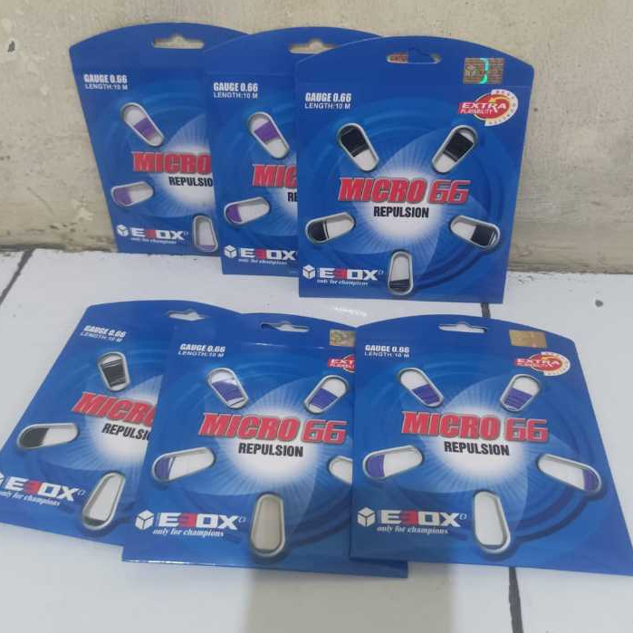Senar Badminton Ebox Micro 66 Original / Senar String Badminton Ebox Micro 66 Original