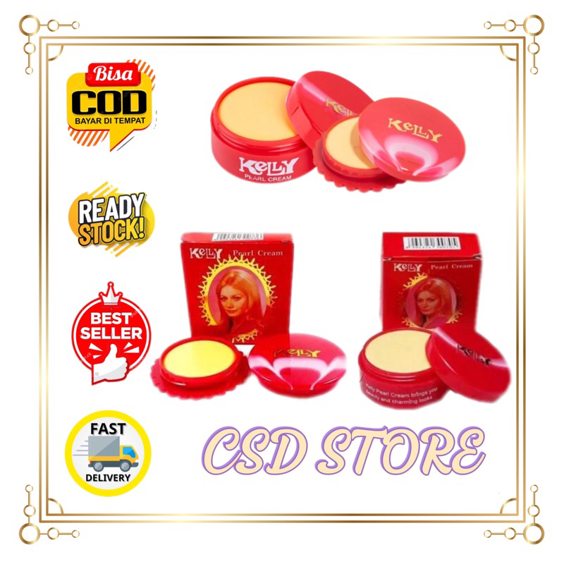 [BPOM] Kelly Pearl Cream 15gr - Kelly Cream 5 gr  - BEDAK KELLY ASLI BESAR