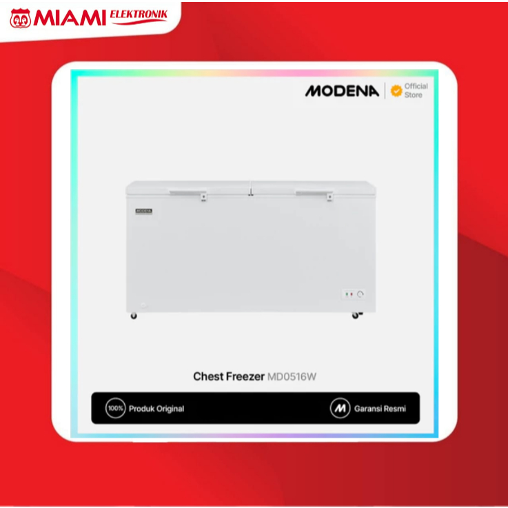 MODENA Chest Freezer - MD 0516 W / MD0516W