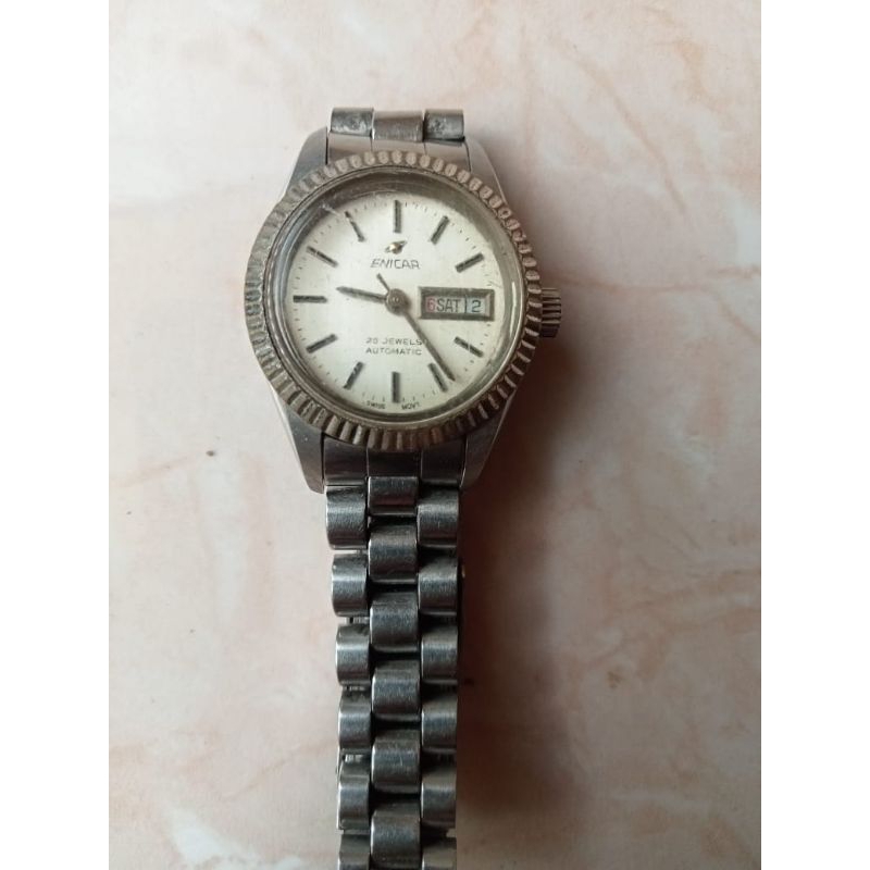 Jam Wanita Enicar Kinetik Otomatis