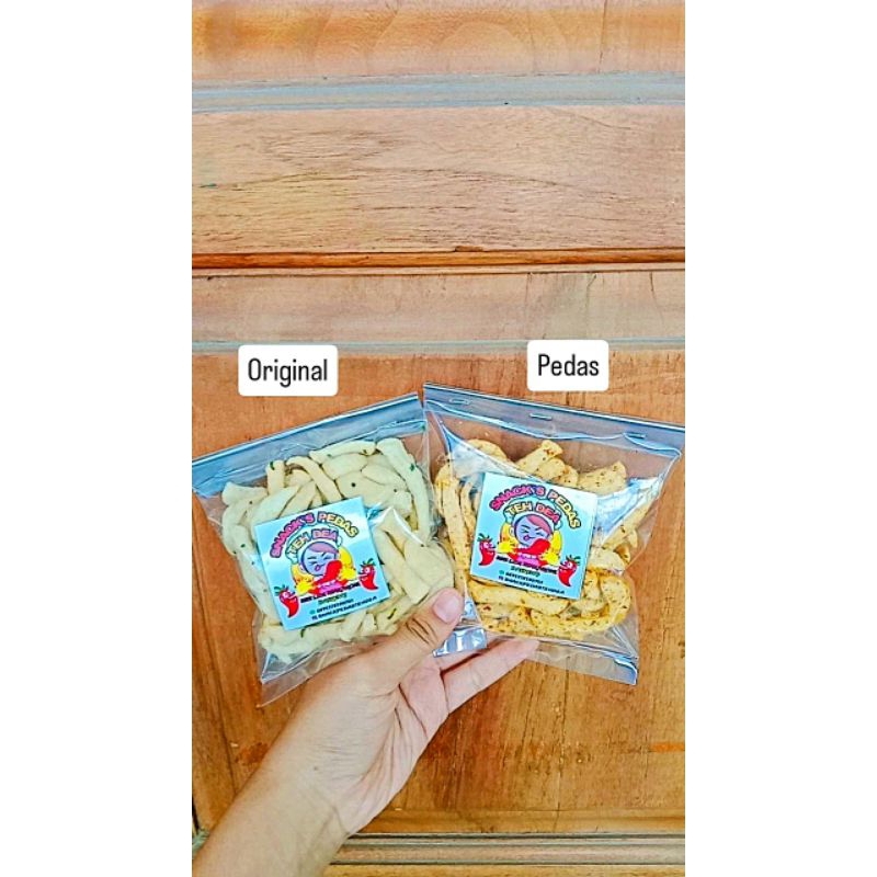 

Basreng pedas gurih daun jeruk terlaris 55gram