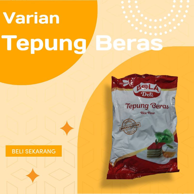 

Tepung Beras Bola Defi 500gr