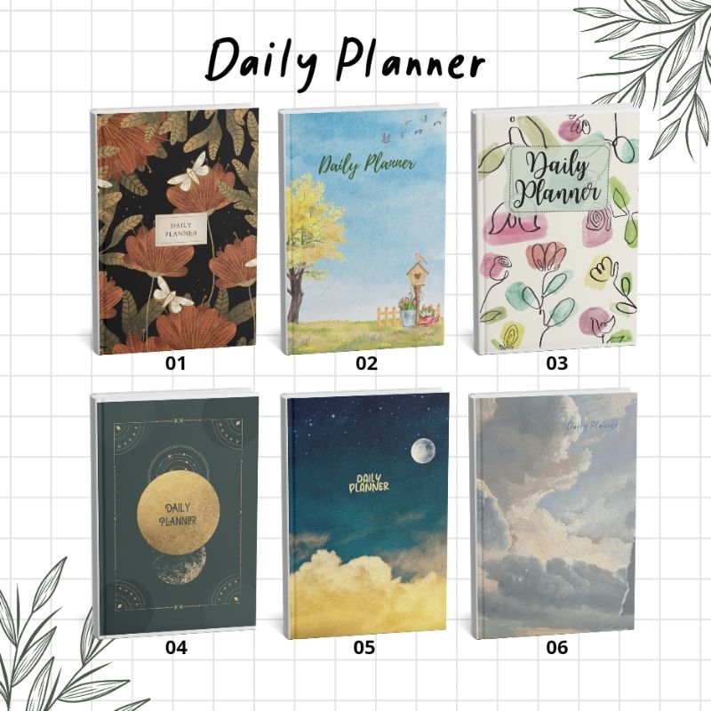 

Daily Planner 365 days (Jurnal Harian 1 Tahun)