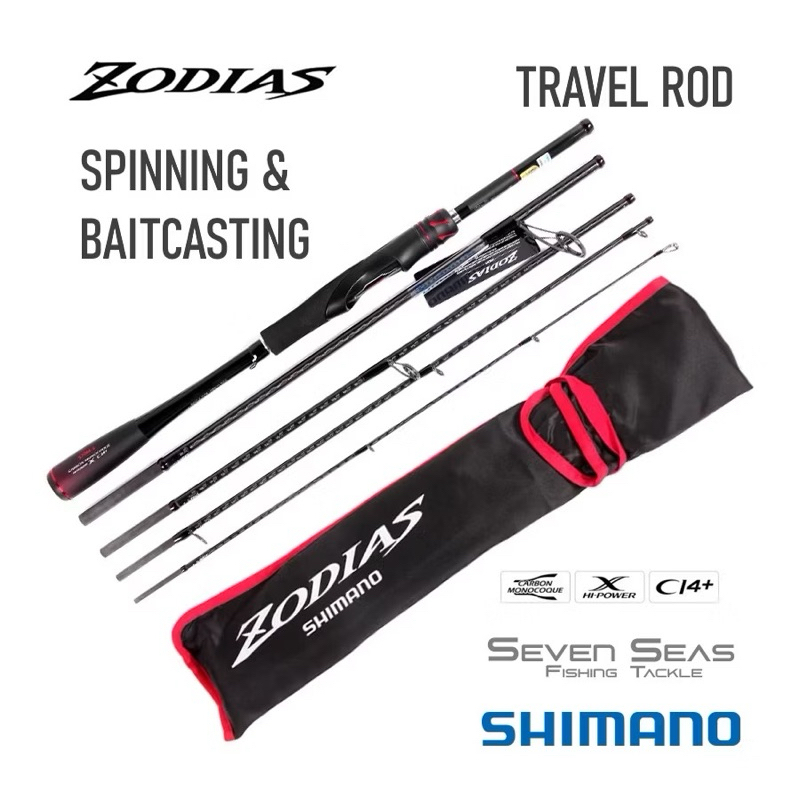JORAN PANCING SHIMANO ZODIAS | ROD TRAVEL | JORAN SAMBUNG 5 BAITCASTING/SPINNING