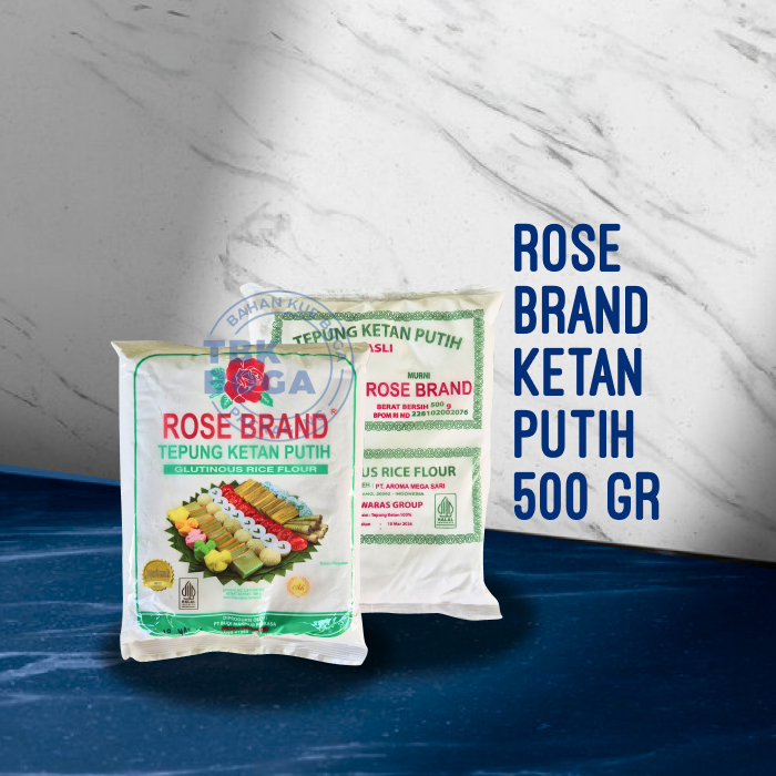 

Ketan Putih Rose Brand ( 500 gr ) Tepung Rosebrand Premium Ekonomis