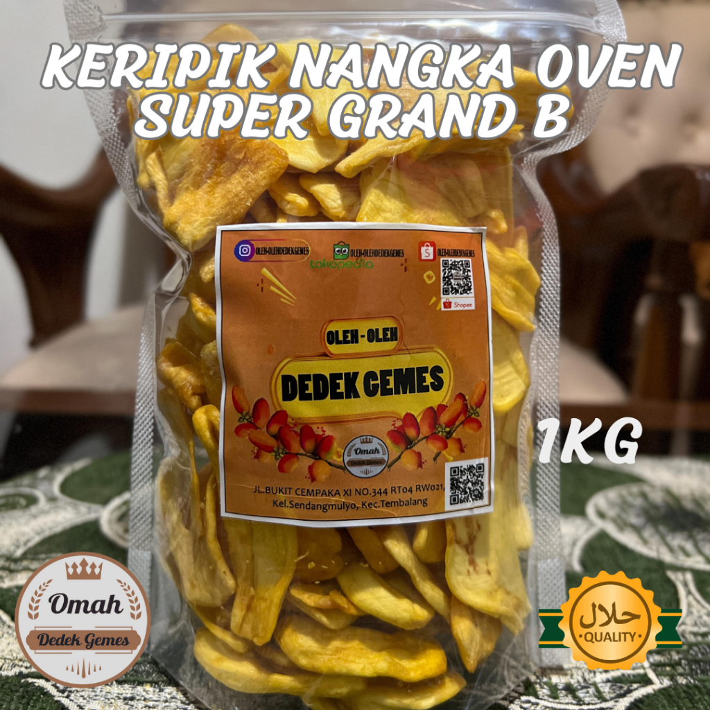 

Keripik Nangka Oven 1 Kg Manis Legit Renyah Kuwalitas Grade B