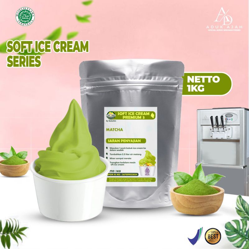 

Bubuk ICECREAM 1KG PREMIUM NEW88 / MATCHA - ADUK AJAH