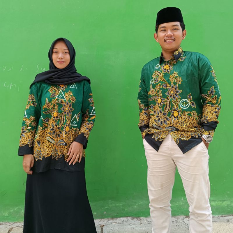 Seragam Kemeja batik IPNU / Blouse batik IPPNU bahan KATUN seragam IPNU IPPNU seragam ansor nu