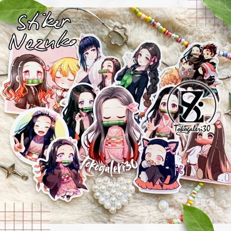 

STIKER NEZUKO STIKER KIMETSU NO YAIBA STIKER ANIME MURAH ISI 25 PCS SUDAH CUTTING