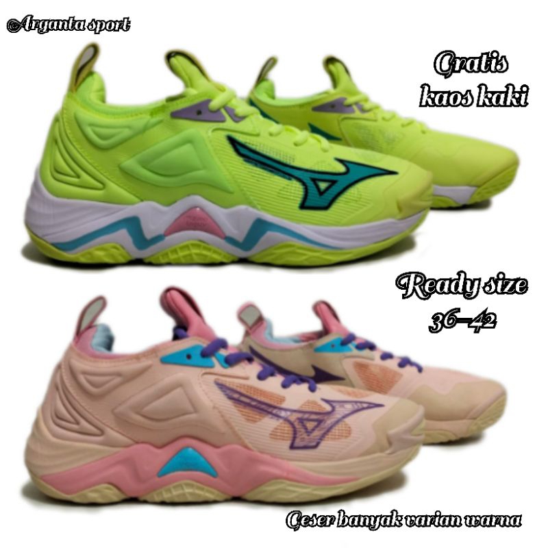 sepatu Mizuno WAVE MOMENTUM 3 low sepatu olahraga volly bal