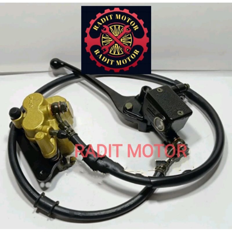 MASTER REM + KALIPER DEPAN + SELANG REM DEPAN SUPRA X LAMA SUPRA FIT LAMA