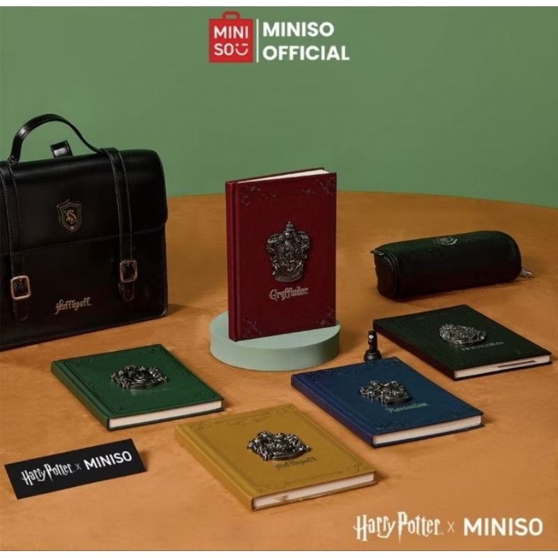 

Miniso x Harry Potter A5 PU Embossment Hardcover Book Notebook Series