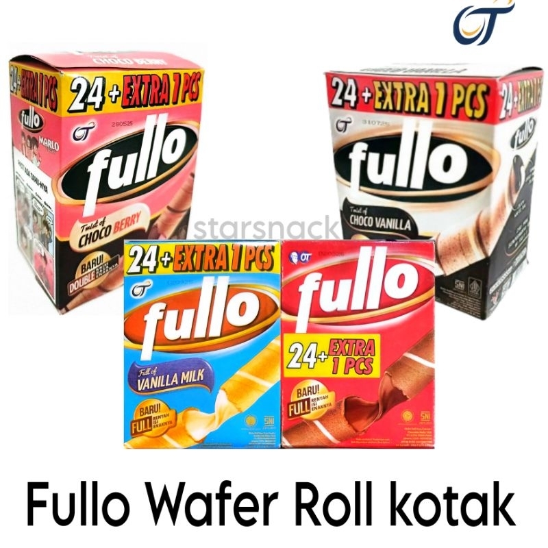 

Fullo wafer Rolls isi 24pc/ kotak