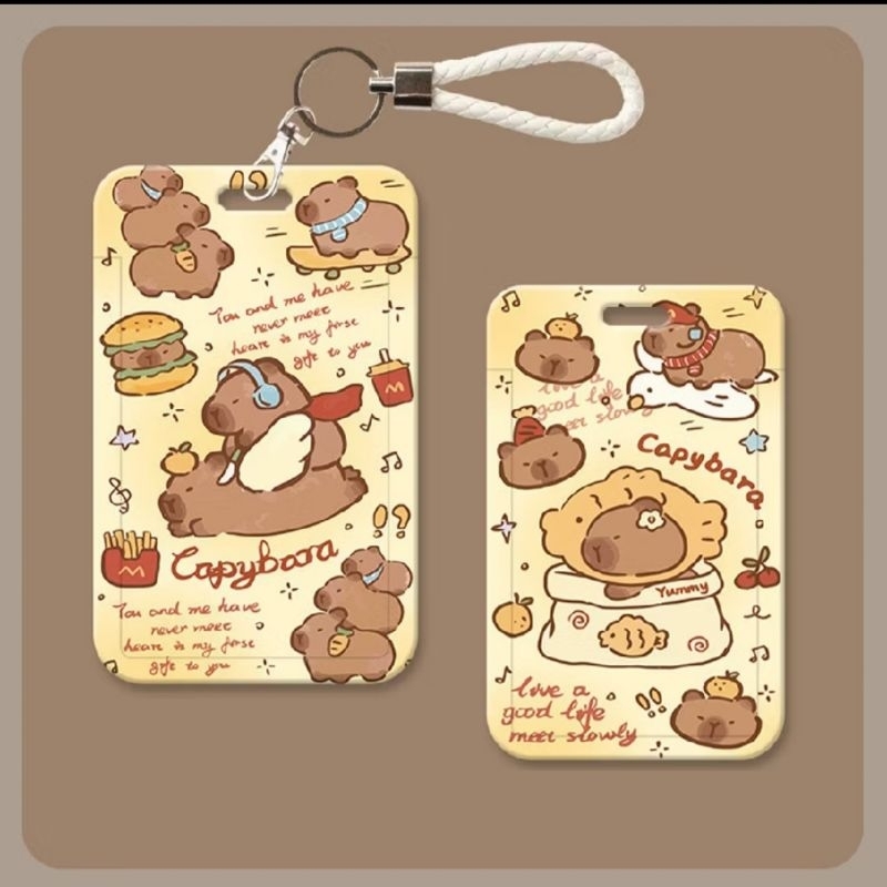 

ID CARD HOLDER CAPYBARA TEMPAT KARTU PHOTOCARD