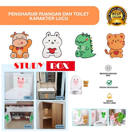 

STICKER Pengharum Ruangan WC Kamar Mandi Pewangi Toilet Karakter Tempel Lucu Viral