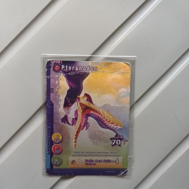 PROMO KARTU DINO DUEL ORIGINAL 100% MESIN PTERANODON | LAI GAMES | GORGOSAURUS