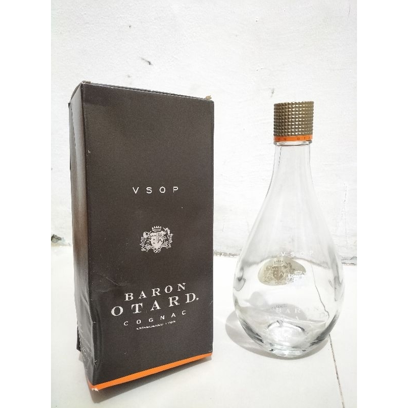 Di Jual Botol Bekas Miras BARON OTARD COGNAC VSOP Rare + Box