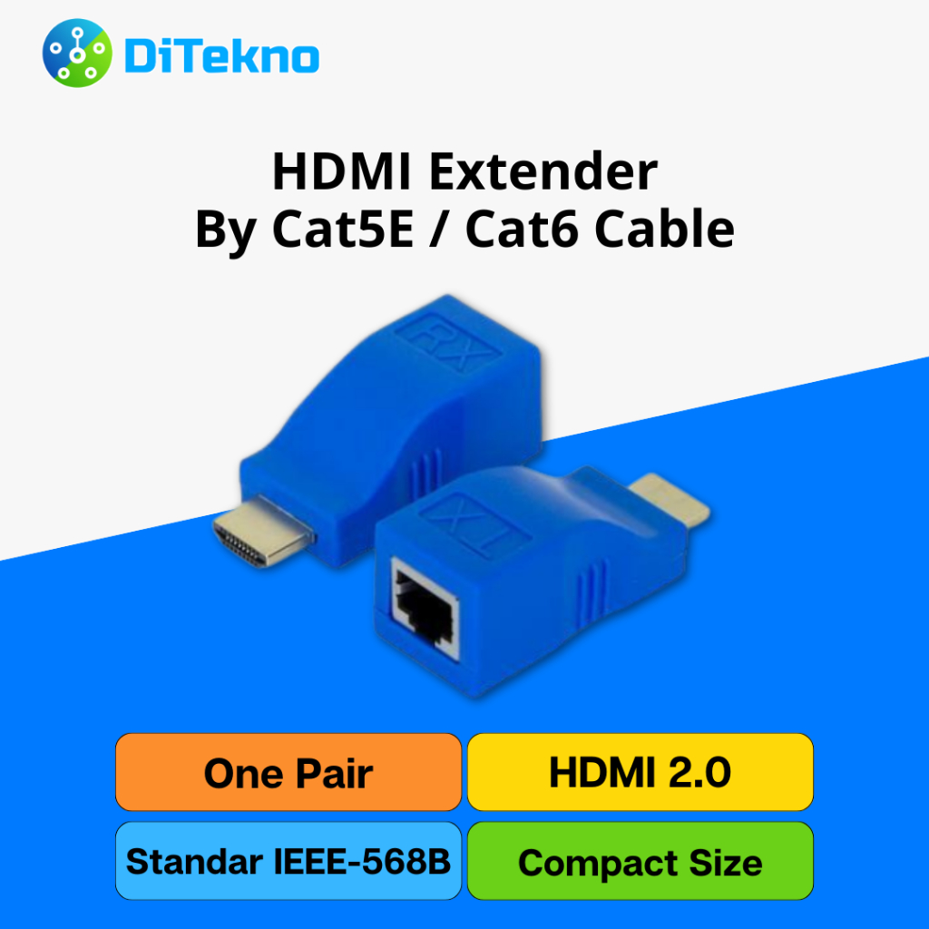 HDMI Extender By Cat5E / Cat6 Cable