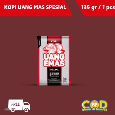 

Kopi Bubuk Hitam Uang Mas Spesial Kemasan 120 GR