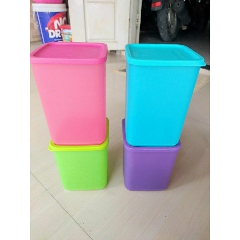 toples summer besar toples snack 1,8liter dan 2,2liter Tupperware second preloved