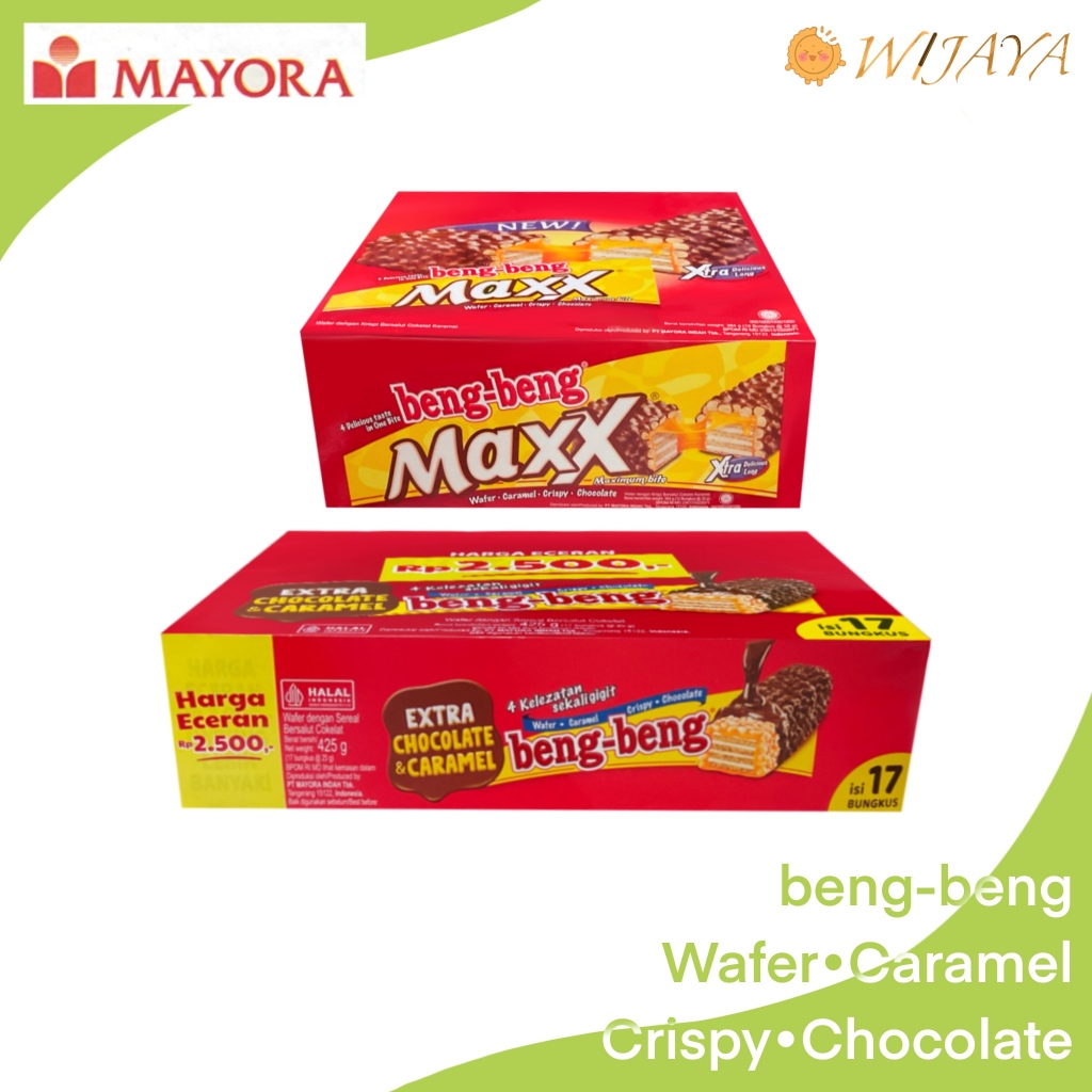 

[PROMO]BENG-BENG REGULER - 1 BOX ISI 17PCS*25G RASA COKLAT