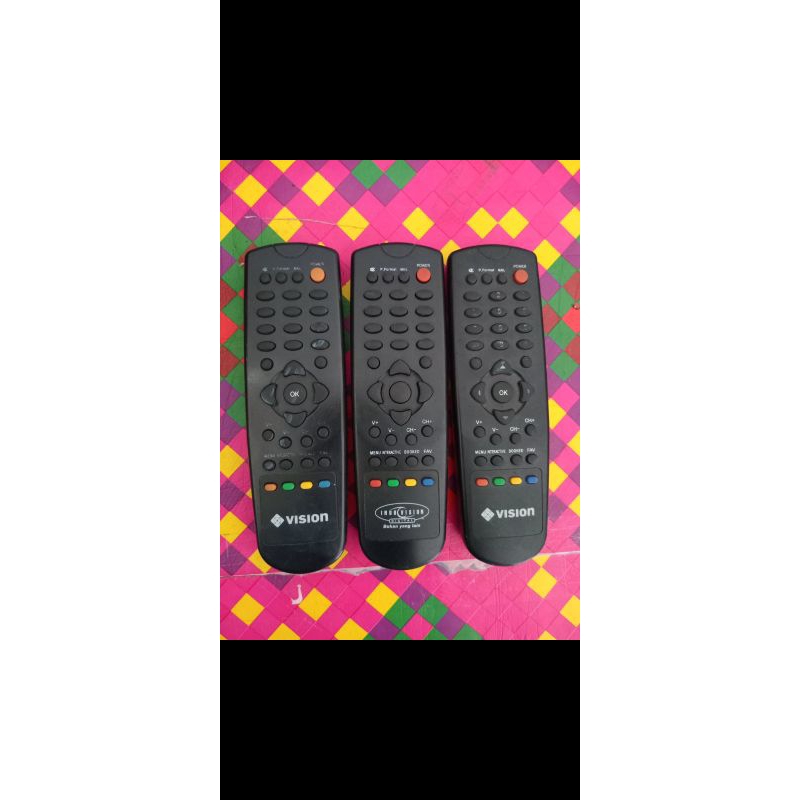 REMOTE INDOVISION MNC VISION OKE VISION TOP TV second