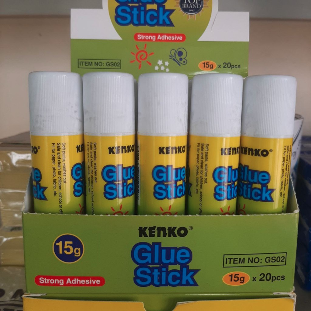 

Glue Stick Kenko 15gr / Lem Stik 15 gram / lem stick / lem stik / lem kertas / lem sekolah