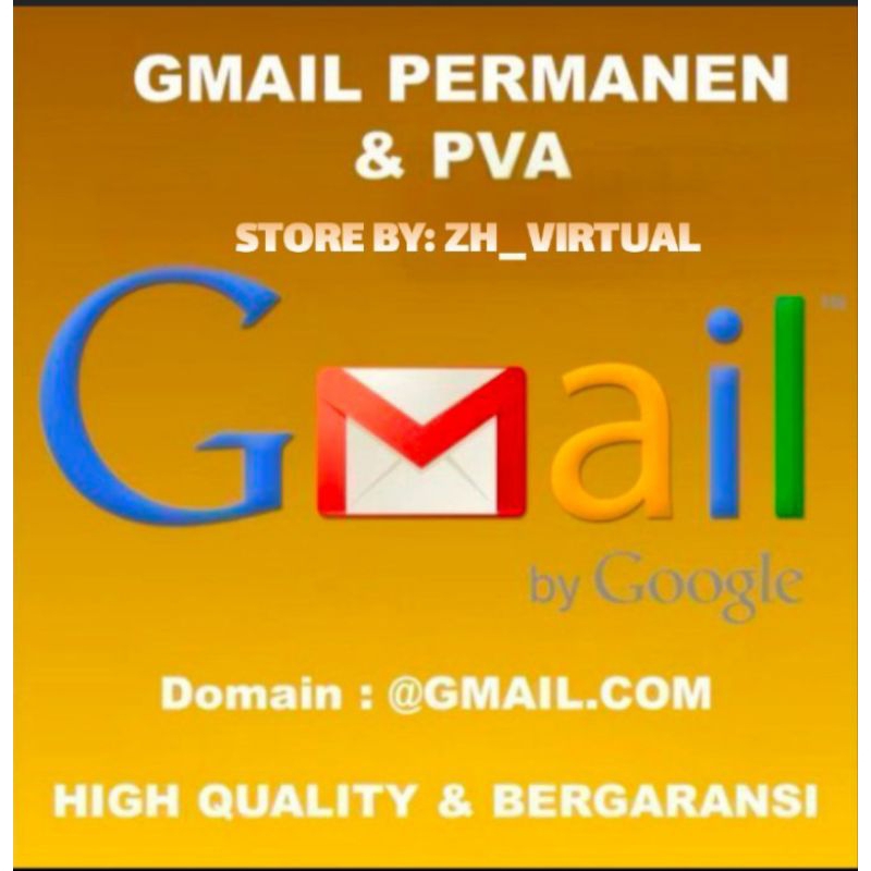 AKUN GMAIL | @GMAIL.COM | PERMANEN BERGARANSI PROMOO