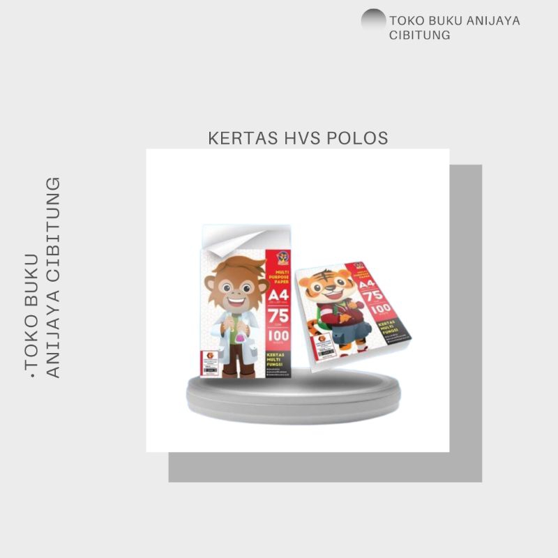 

KERTAS POLOS A4 (HVS) 75GR