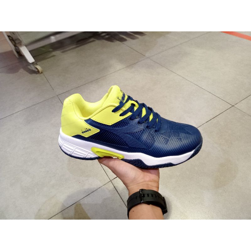 Sepatu Tenis pria Diadora original/ Diadora Murano men's Tenis shoes -Navy (100% original)