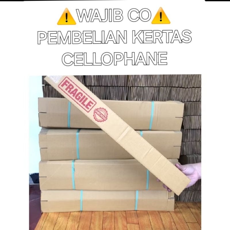 

WAJIB CO Tambahan Packing pembelian kertas Cellophane
