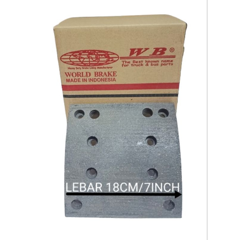 KAMPAS REM DEPAN MERCY ACTROS 4043/MERCY OH KING MB185 +2HOLE. (FREE PAKU RIVET)