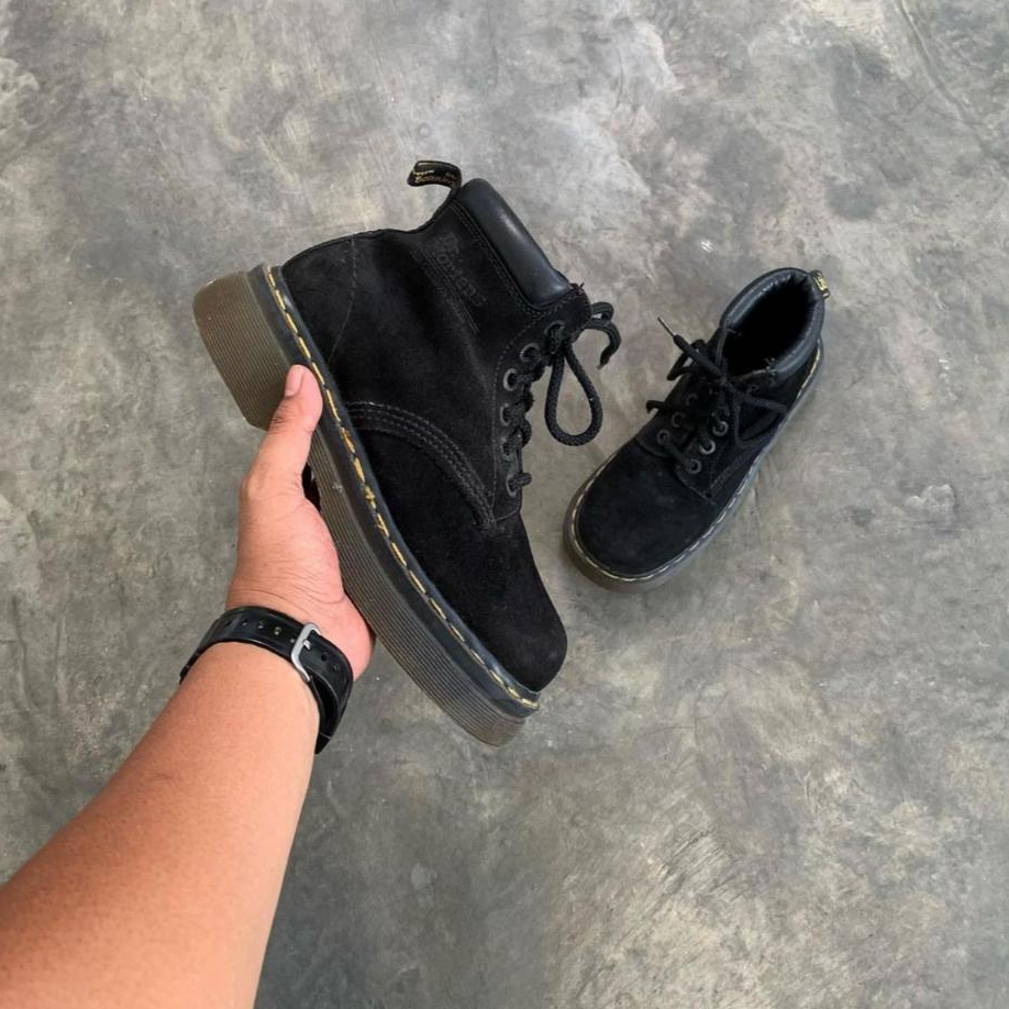 00s - Dr.Martens 8409 saxon boots suede Black