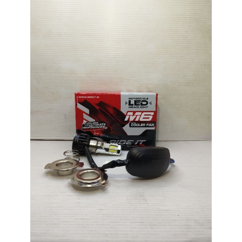LAMPU LED MOTOR H4 H6 35 WATT BOHLAM MOTOR 6 SISI SUPER TERANG RIDE IT