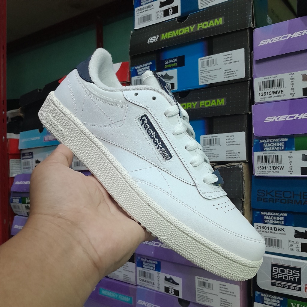 Sneaker Pria Reebok Classic Club C 85 Original