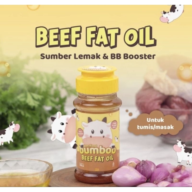 

BUMBOO Beef Fat Oil 100ml Minyak Pilihan Bernutrisi - Minyak Lemak Sapi