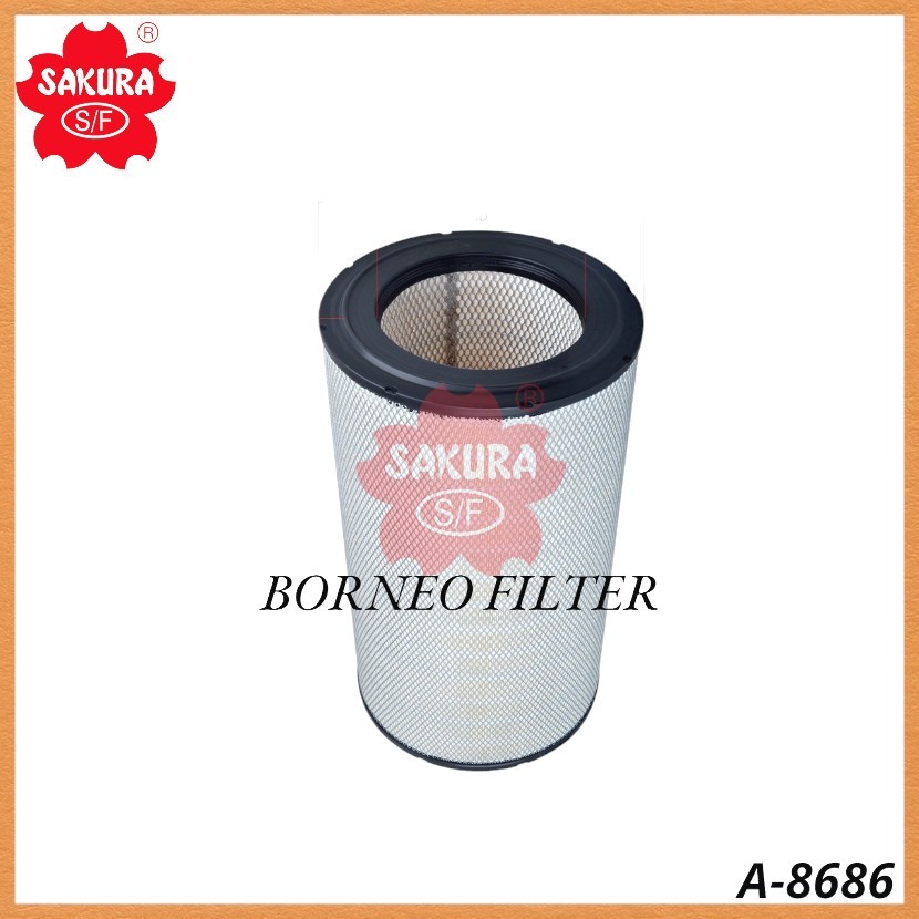 A-8686 Sakura Outer Air Filter Udara SFA8098P SEV551F1/4 RS4989 AF26207 P781098 1606663503 246-5009 