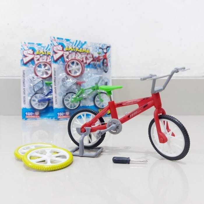 Mainan Sepeda BMX Mini Extreme Sport - Miniatur Diecast Sepeda BMX