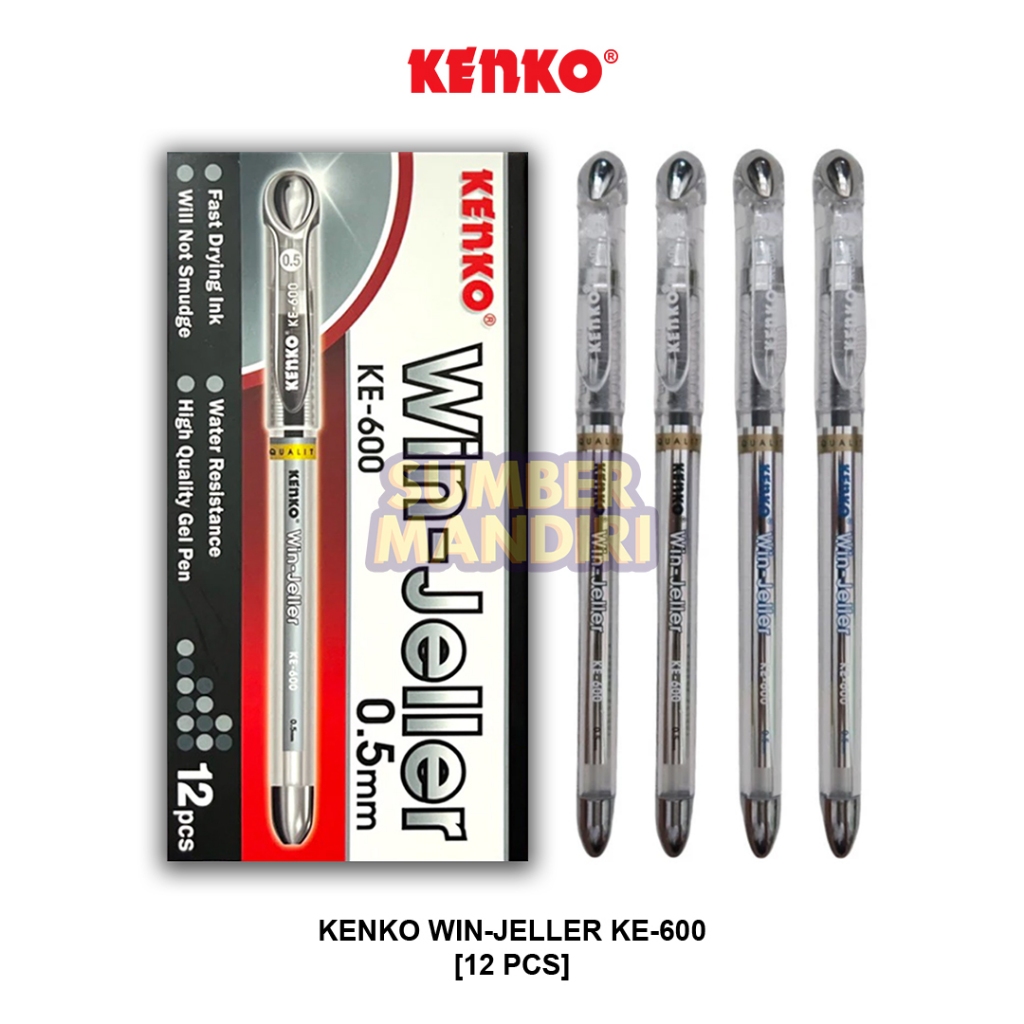 

Gel Pen Pulpen Pena KENKO Win Jeller KE-600 [12 PCS]