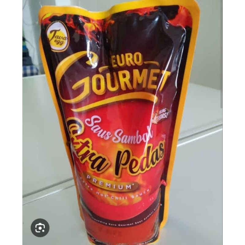 

euro gourmet saus extra pedas 1kg dus / karton