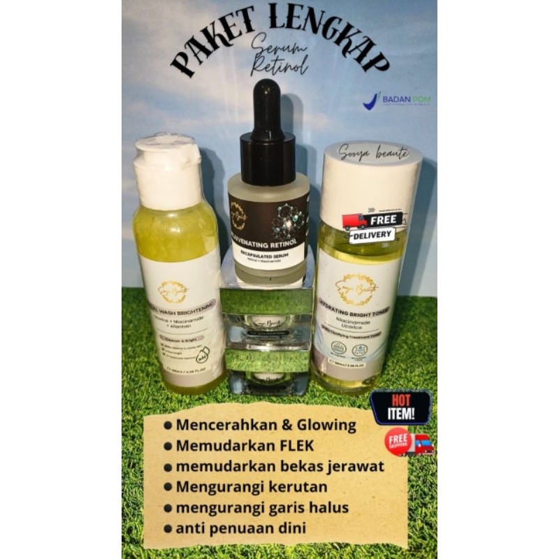 

Paket Lengkap Rejuvenating Brightening isi 5 sooya beaute
