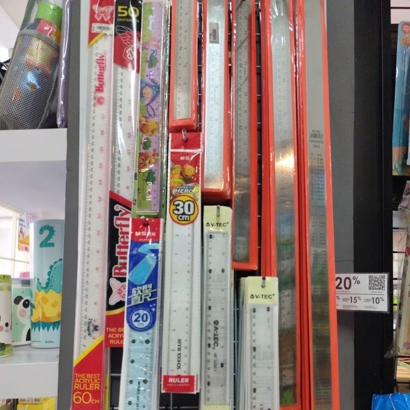 

PENGGARIS BUTTERFLY | 15 CM, 20 CM, 30 CM, 50 CM, 60 CM