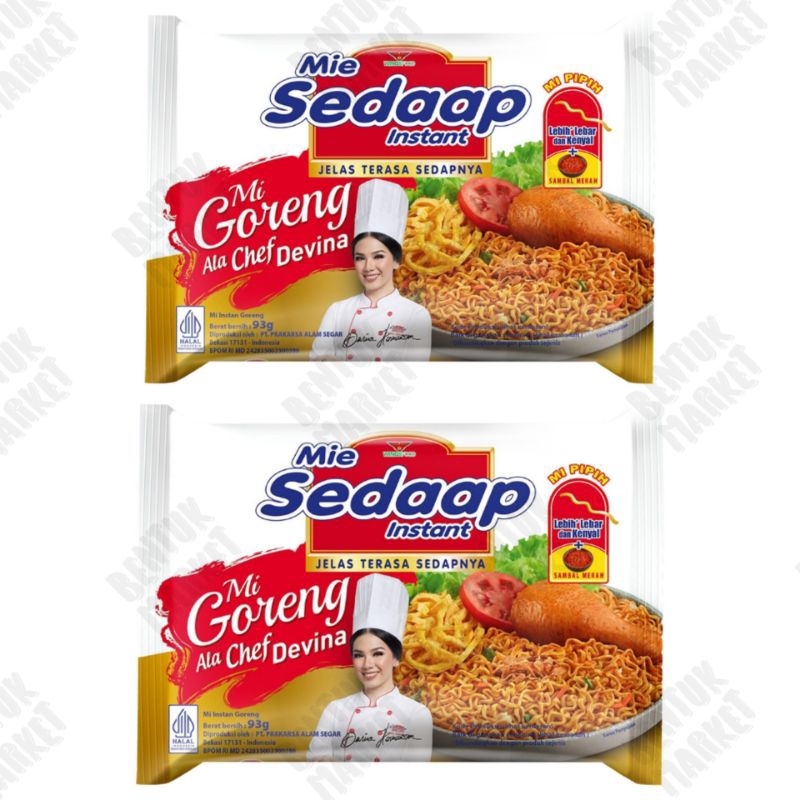 

Mie Sedaap Goreng Ala Chef Devina 93gr / Mie Goreng / Mie Instan