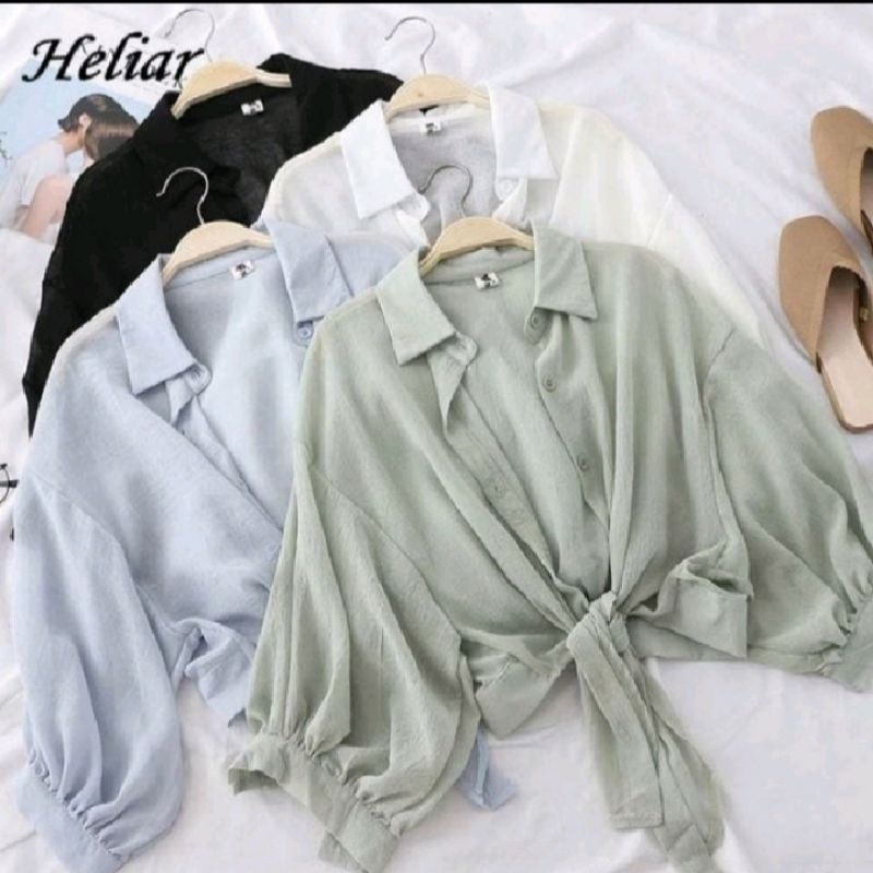 Nirmala outher cerutty baby doll/kemeja cerutty/Atasan wanita terlaris/Baju wanita populer 2024/outf