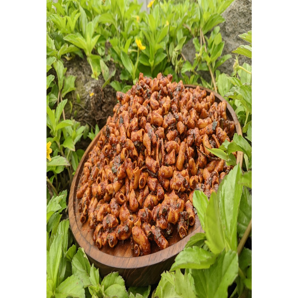 

Aneka Cemilan Viral makaroni bantat kemasan 500gram