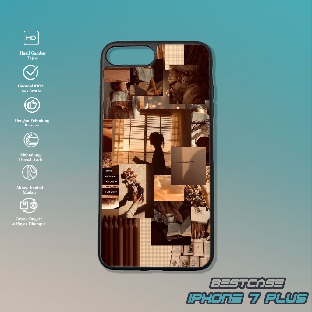 Case Iphone 7 Plus - Casing Hp Iphone 7 Plus - Motif ( AESTHETIC ) - Silikon Hp Iphone 7 Plus - Soft