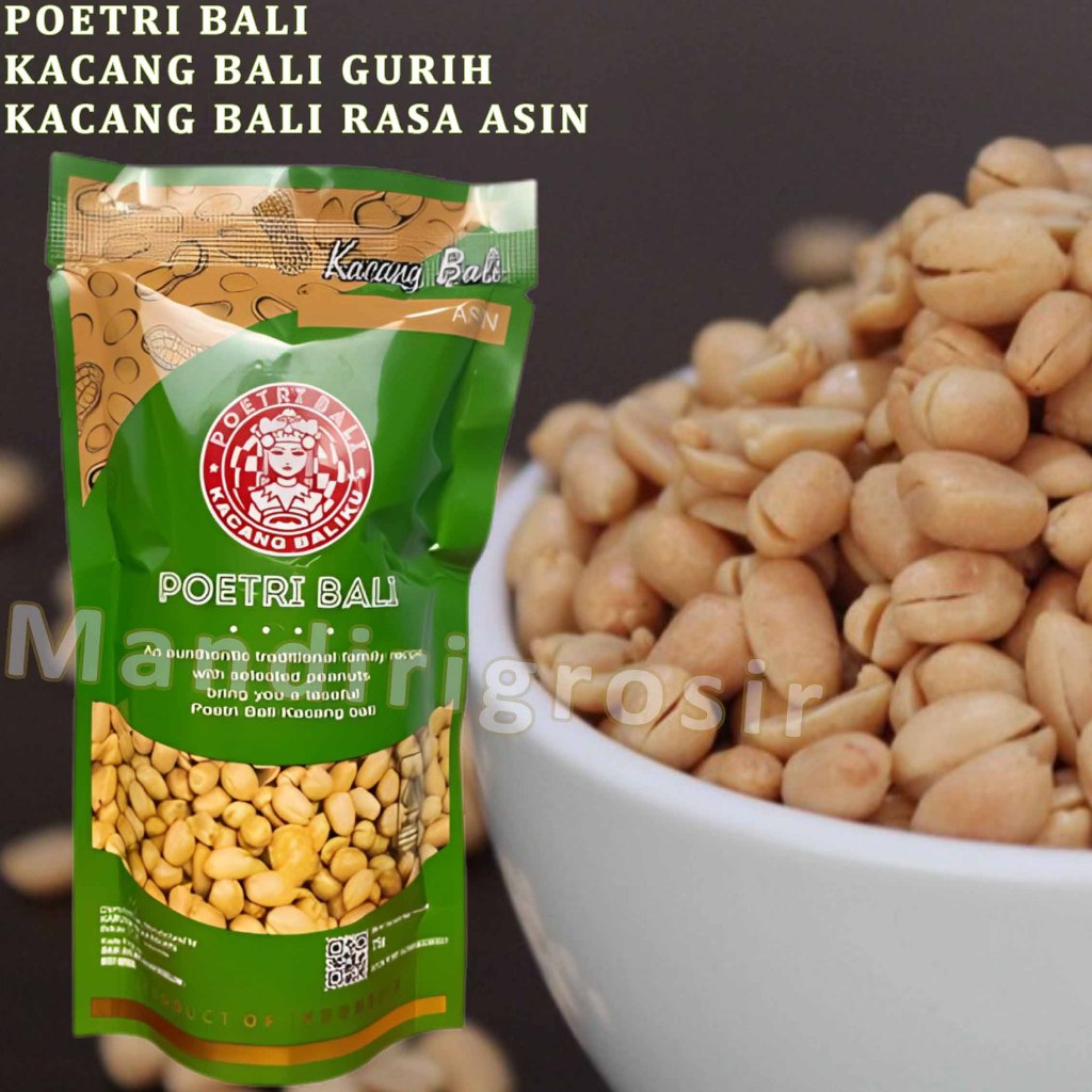 

Bali Kacang Goreng Gurih * Poetri Bali * Kacang Bali Rasa Asin * 75gr