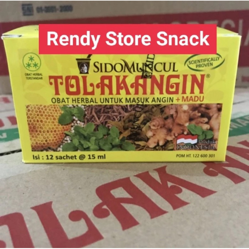 

Tolak angin cair sidomuncul 12 sachet